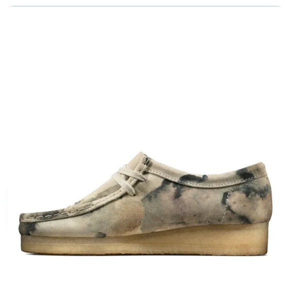 Clarks Wallabee off white camoflage main image 9
